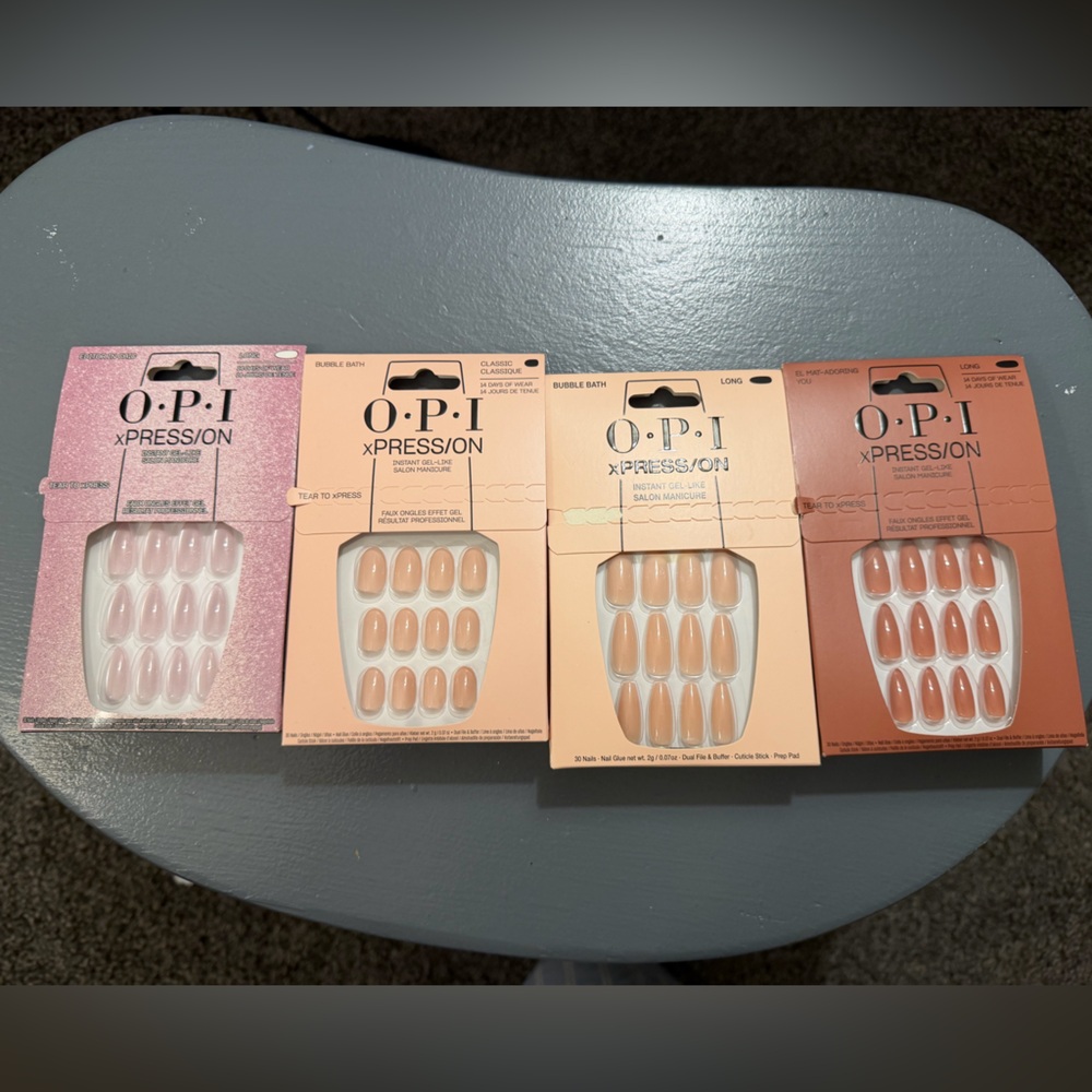 OPI xPRESS/ON Instant Gel-Like Nails in Warm Tan